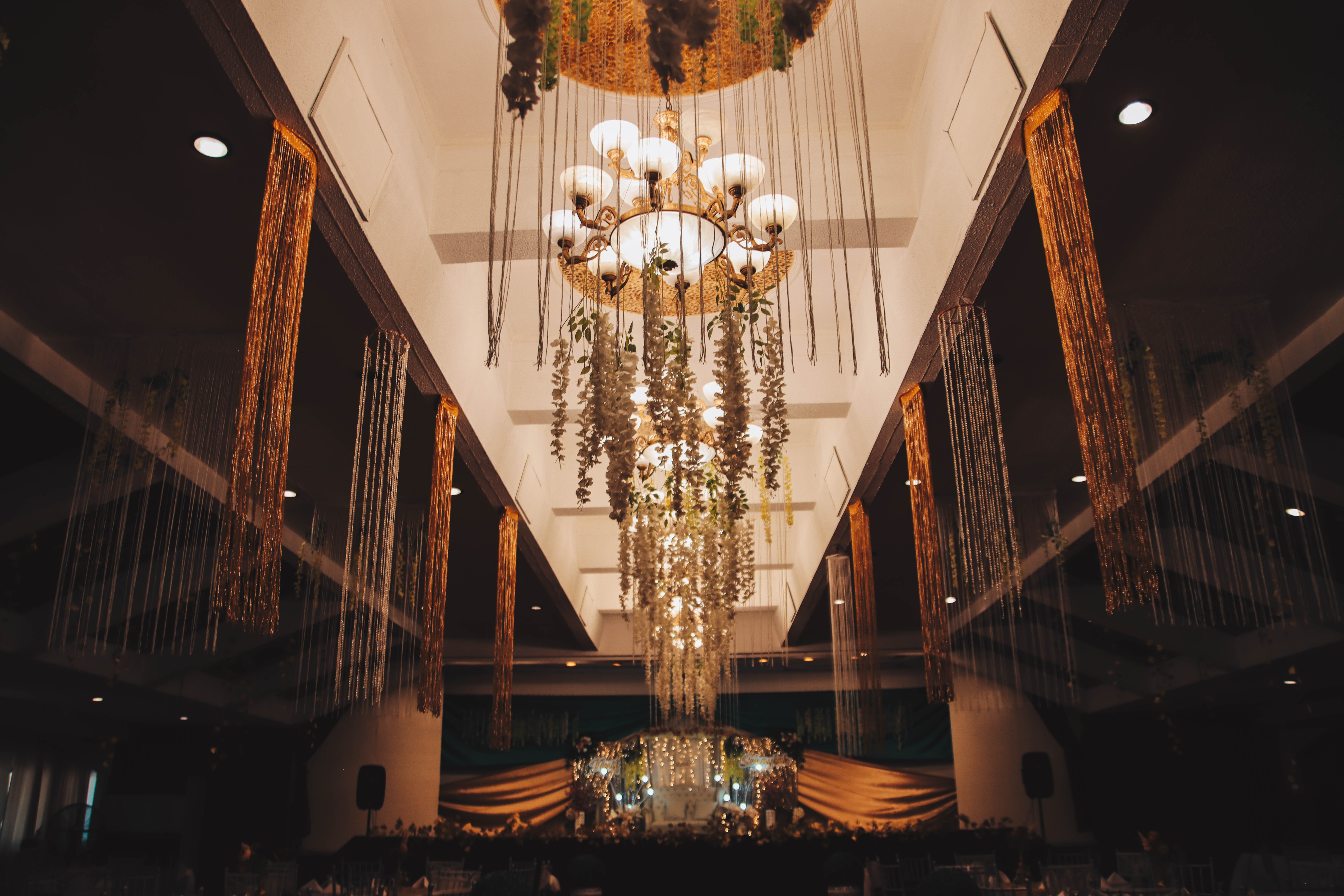Luxury Venue Ceiling Decor
